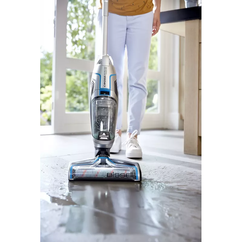 Bissell 2582Q stick vacuum/electric broom Upright vacuum Battery Dry&wet Bagless 250 W Black, Blue, Silver