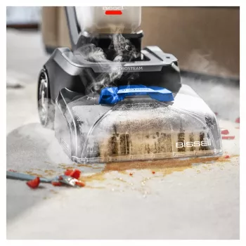 Bissell PowerWash HydroSteam carpet cleaning machine Walk-behind Deep Black, Blue, Titanium