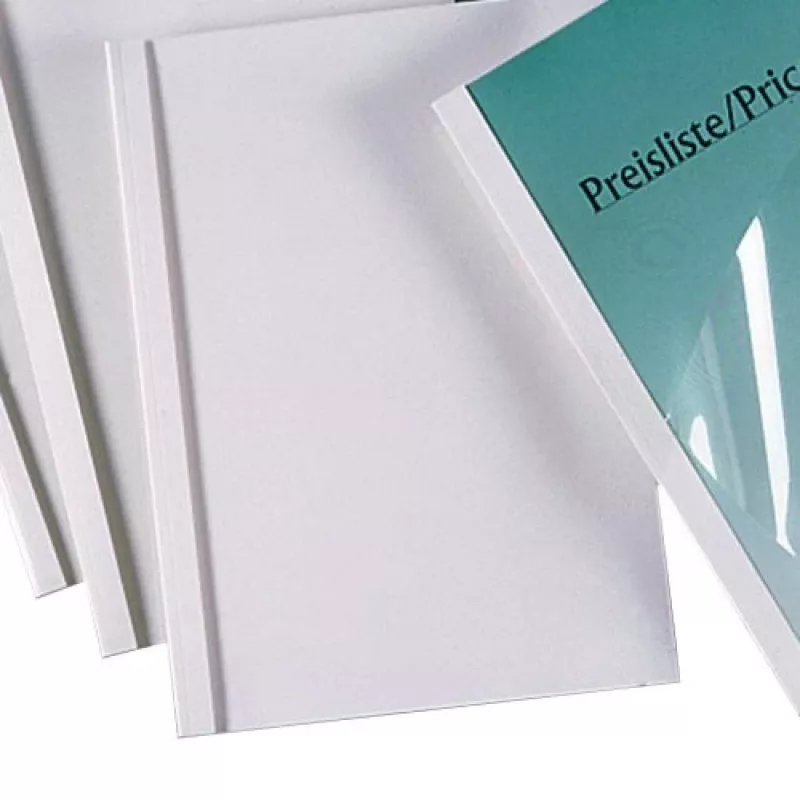 GBC Thermal Binding Covers Standard A4 3mm, A4, Paper, White, 30 sheets, 210 mm, 297 mm
