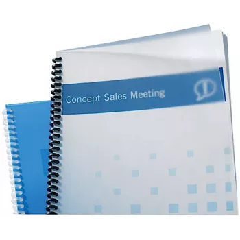 GBC Binding Cover Poly Clear View A4 300 Micron Frosted, A4, Polyvinyl chloride (PVC), Transparent, Matt, 0.3 mm, 100 pc(s)