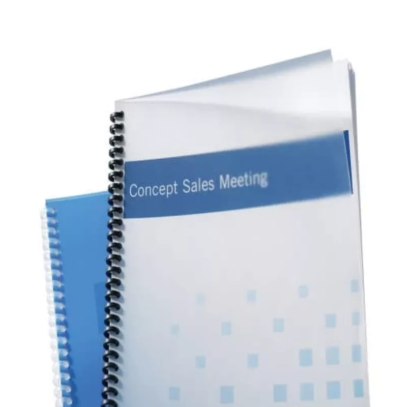GBC Binding Cover Poly Clear View A4 300 Micron Frosted, A4, Polyvinyl chloride (PVC), Transparent, Matt, 0.3 mm, 100 pc(s)