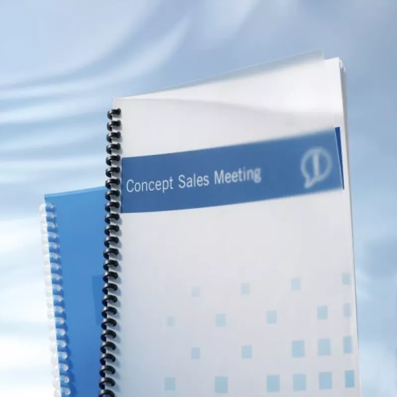GBC Binding Cover Poly Clear View A4 450 Micron Frosted, A4, Polyvinyl chloride (PVC), Transparent, Matt, 0.45 mm, 50 pc(s)