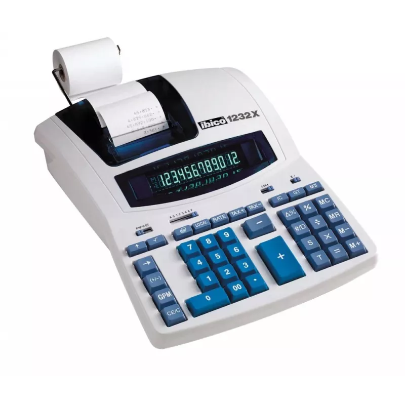 Rexel Printing Calculator Ibico 1232X Professional 12-digit, 290 mm, 375 mm, 375 mm