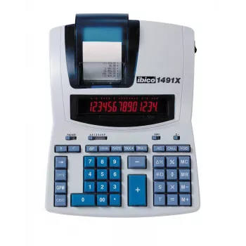 Rexel Thermal Printing Calculator Ibico 1491X Professional 14-digit
