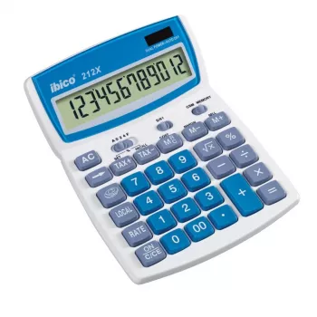 Rexel Desktop Calculator Ibico 212X 12-digit, 144 mm, 212 mm, 212 mm