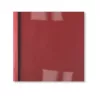 GBC LeatherGrain Thermal Binding Covers 1.5mm Red (100), A4, PVC, Red, Transparent, Matt, 15 sheets, 1.5 mm