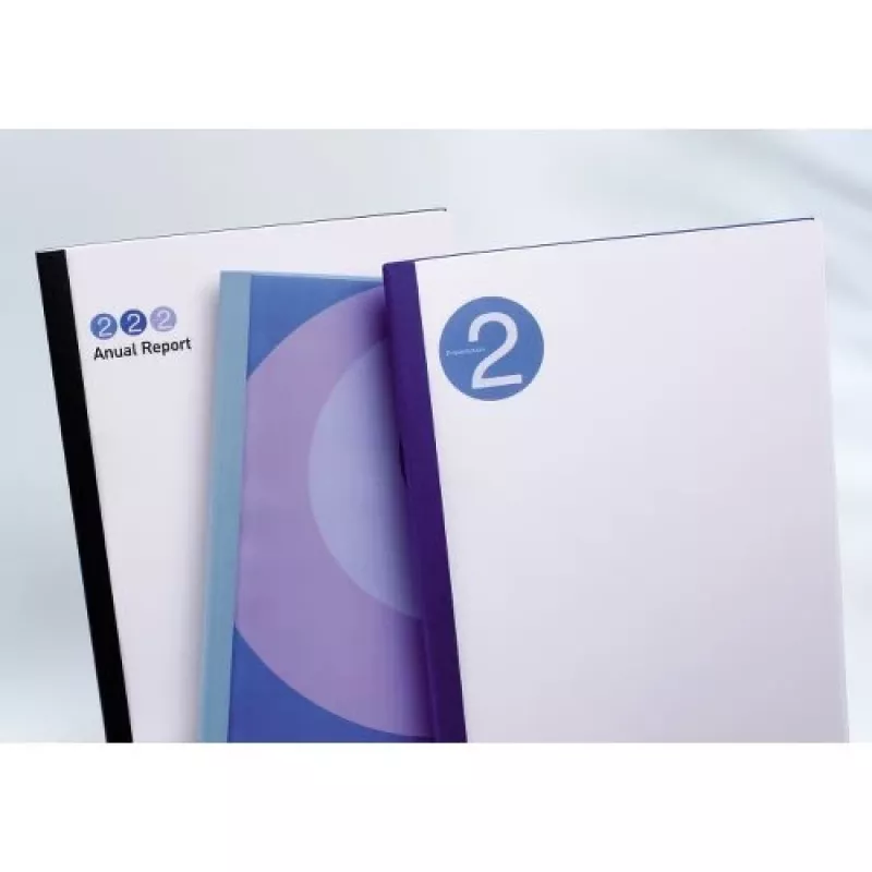 GBC LeatherGrain Thermal Binding Covers 3mm Black (100), A4, PVC, Blue, Transparent, Matt, 30 sheets, 3 mm