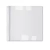 GBC LeatherGrain Thermal Binding Covers 3mm White (100), A4, PVC, Transparent, White, Matt, 30 sheets, 3 mm