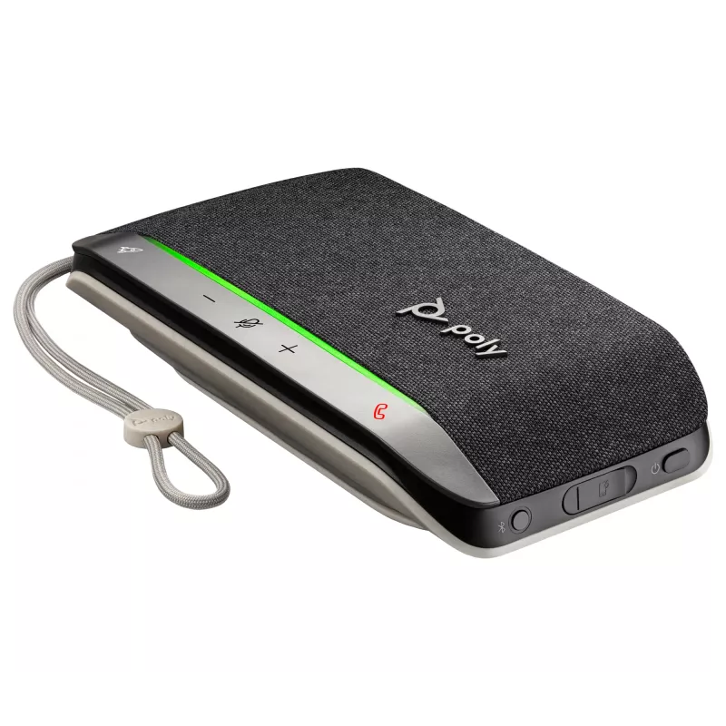 HP Poly Sync 20 USB-A Speakerphone, PC, Silver, 0.715 m, IP64, Windows 10, Windows 11, MacOS