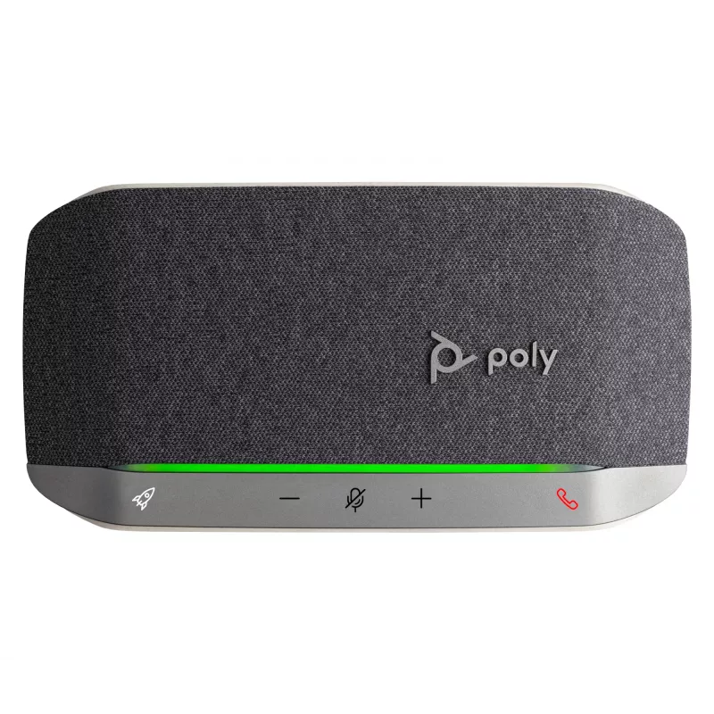 HP Poly Sync 20 USB-A Speakerphone, PC, Silver, 0.715 m, IP64, Windows 10, Windows 11, MacOS