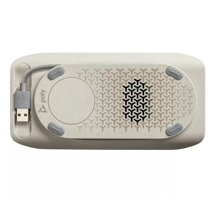 HP Poly Sync 20 USB-A Speakerphone, PC, Silver, 0.715 m, IP64, Windows 10, Windows 11, MacOS