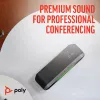 HP Poly Sync 40+ Microsoft Teams Certified USB-A USB-C Speakerphone +BT700 USB-A Adapter