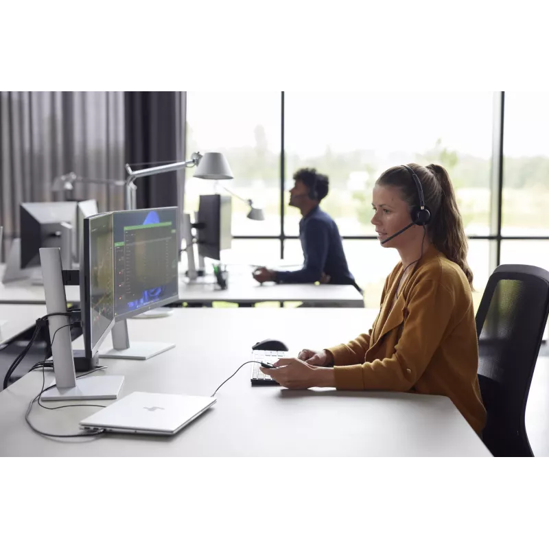 HP Poly EncorePro 525 Microsoft Teams Certified Stereo with USB-A Headset