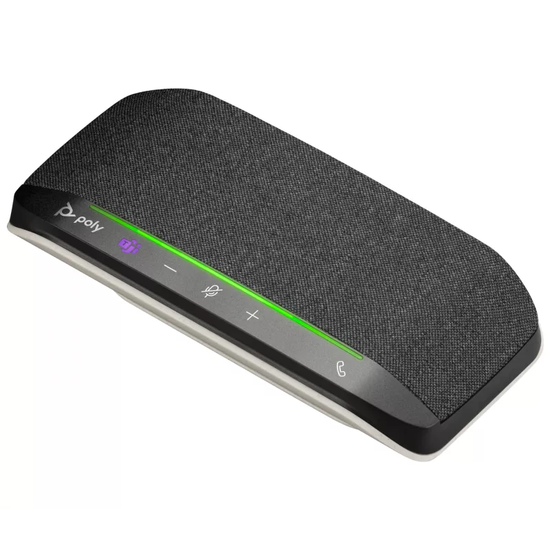 HP Poly Sync 10 Microsoft Teams Certified Speakerphone, PC, Silver, 0.715 m, IP64, Windows 10, Windows 11, MacOS