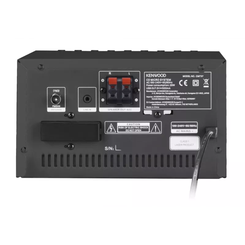 Kenwood M-7000S Home audio mini system 30 W Black