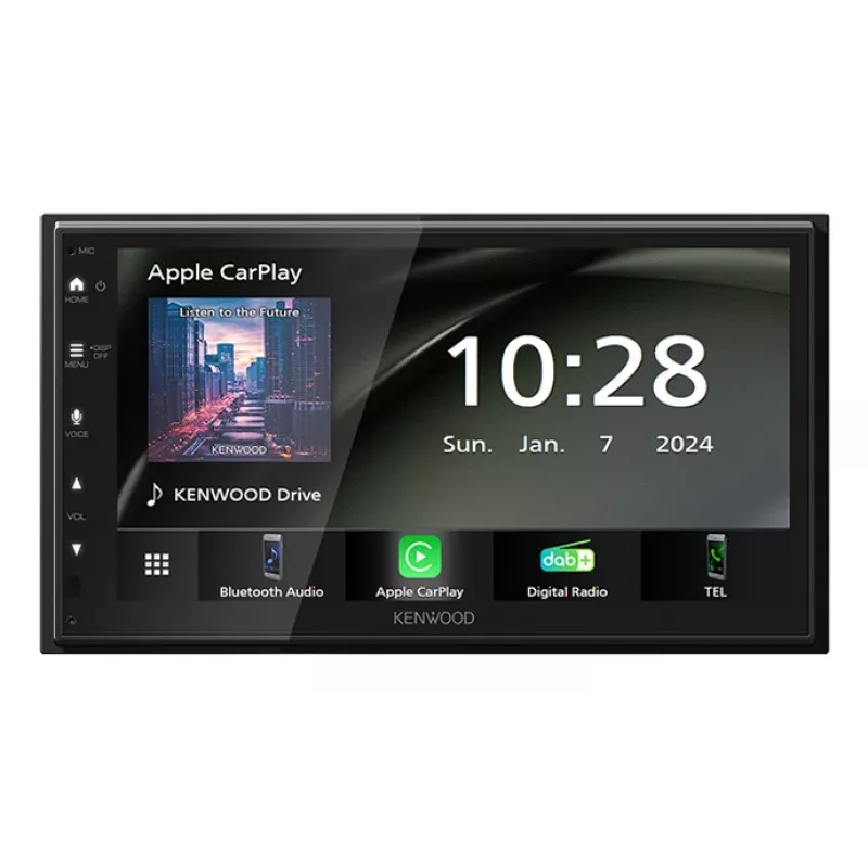 Kenwood DMX6523DABS car media receiver Black Wi-Fi Bluetooth