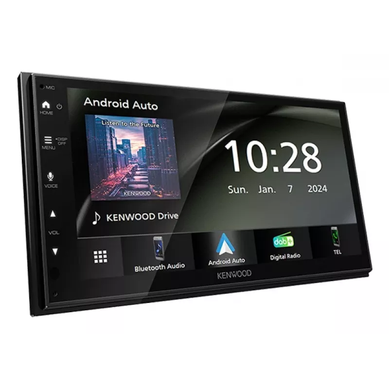 Kenwood DMX6523DABS car media receiver Black Wi-Fi Bluetooth