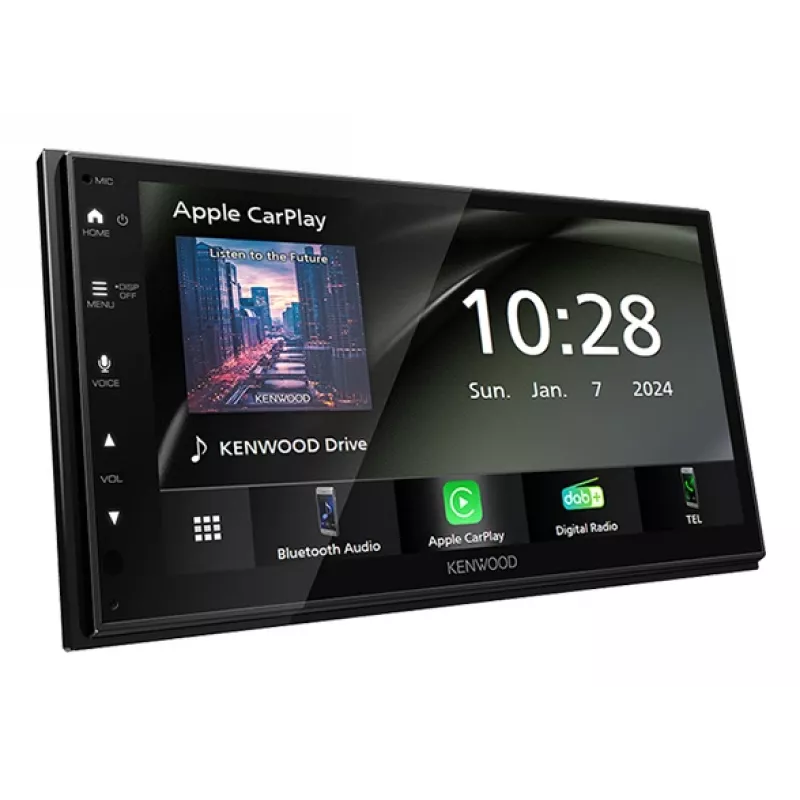 Kenwood DMX6523DABS car media receiver Black Wi-Fi Bluetooth