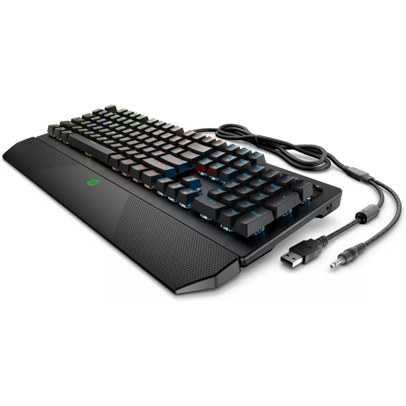 HP Pavilion Gaming Keyboard 800, Full-size (100%), Wired, USB, Mechanical, Black