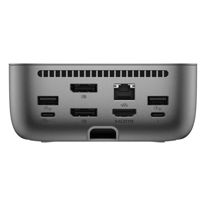 HP Thunderbolt 4 Ultra 280W G6 Dock, Wired, Thunderbolt 4, 280 W, 10,100,1000,2500 Mbit/s, Grey, 8K Ultra HD
