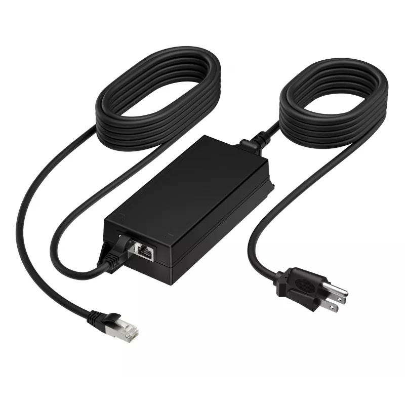 HP Poly PoE++ 65W 2.5G Adapter with 3.66m CAT6A Cable and Power Cord