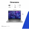 HP ZBook 8 G1i 16 inch Mobile Workstation, Intel Core Ultra 7 255H, 32GB, 1TB SSD, NVIDIA RTX 500 Ada 4GB, Windows 11 Pro