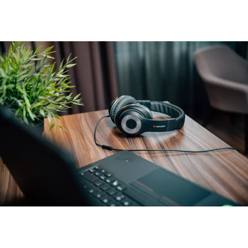 Verbatim TruSound USB-C Headset, Wired, Music/Everyday, 20 - 20000 Hz, 200.9 g, Headset, Black