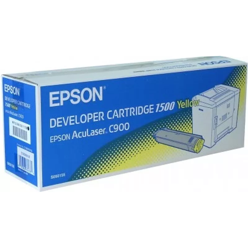 Epson AL-C900 Developer Cartridge Yellow 1.5k, 1500 pages, Yellow, 1 pc(s)