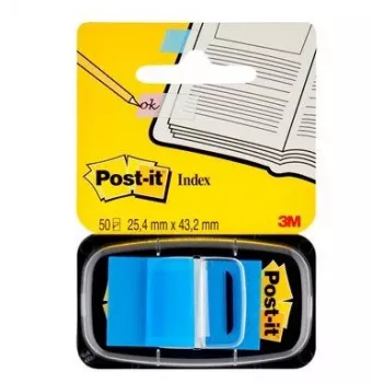 3M I680-2 self-adhesive label Rectangle Removable Blue 50 pc(s)