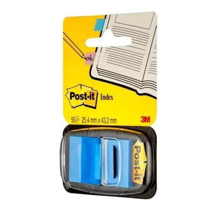 3M I680-2 self-adhesive label Rectangle Removable Blue 50 pc(s)
