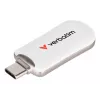 Verbatim Plectra USB-C Flash Drive White 512GB, 512 GB, USB Type-C, 3.2 Gen 1 (3.1 Gen 1), 100 MB/s, Capless, White