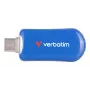 Verbatim Plectra USB-C Flash Drive Blue 64GB, 64 GB, USB Type-C, 3.2 Gen 1 (3.1 Gen 1), 100 MB/s, Capless, Blue