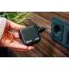 Verbatim Mini GaN Charger 65W with Display, Indoor, AC, 20 V, Black