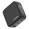 Verbatim Mini GaN Charger 100W with Display, Indoor, AC, 20 V, Black