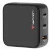 Verbatim Mini GaN Charger 100W with Display, Indoor, AC, 20 V, Black