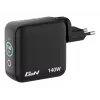 Verbatim Mini GaN Charger 140W with Display, Indoor, AC, 28 V, Black