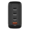 Verbatim Mini GaN Charger 140W with Display, Indoor, AC, 28 V, Black
