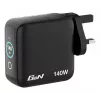 Verbatim Mini GaN Charger 140W with Display, Indoor, AC, 28 V, Black