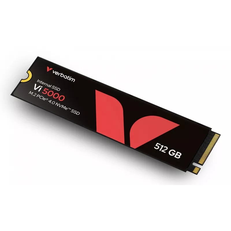 Verbatim Vi5000 PCIe NVMe M.2 SSD 512 GB, 512 GB, M.2, 5000 MB/s