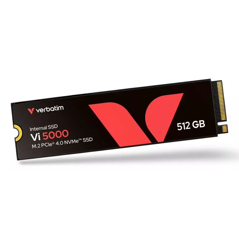Verbatim Vi5000 PCIe NVMe M.2 SSD 512 GB, 512 GB, M.2, 5000 MB/s
