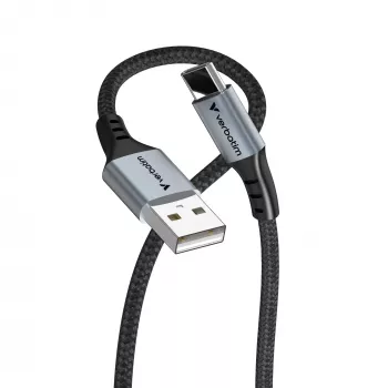 Verbatim Sync & Charge Cable USB-A to USB-C 120 cm, 1.2 m, USB A, USB C, USB 2.0, 0.48 Gbit/s, Black