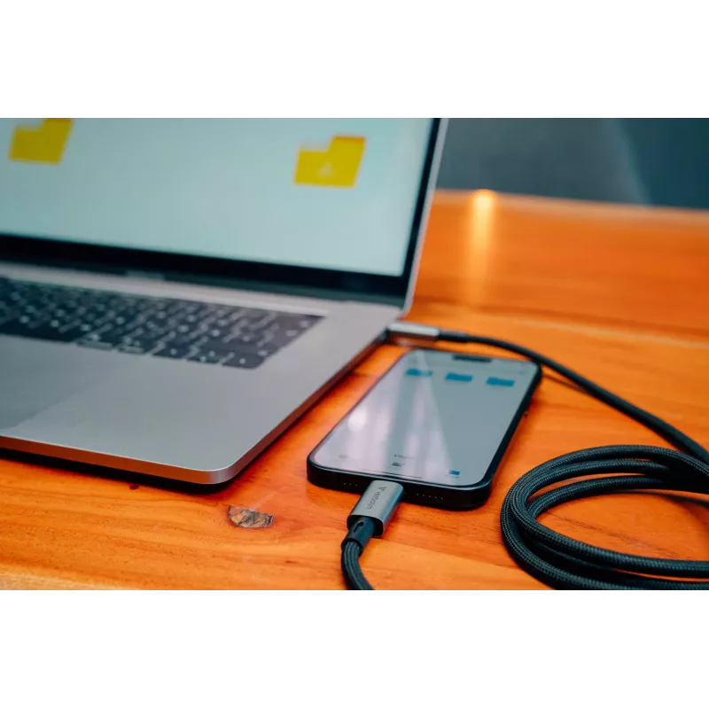 Verbatim Sync & Charge USB C to USB C 240W 40 Gbps 120 cm, 1.2 m, USB C, USB C, USB4 Gen 2x2, 40 Gbit/s, Black