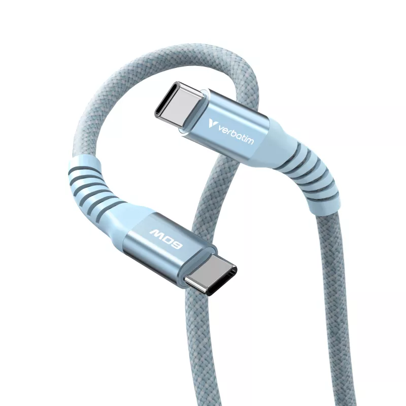 Verbatim Sync & Charge Magnetic Cable - 60W USB-C to USB-C 120 cm Blue