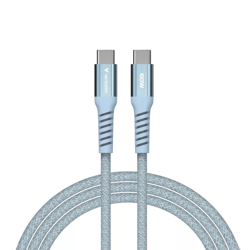 Verbatim Sync & Charge Magnetic Cable - 60W USB-C to USB-C 120 cm Blue