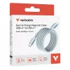 Verbatim Sync & Charge Magnetic Cable - 60W USB-C to USB-C 120 cm Blue