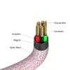 Verbatim Sync & Charge Magnetic Cable - 60W USB-C to USB-C 120 cm Pink