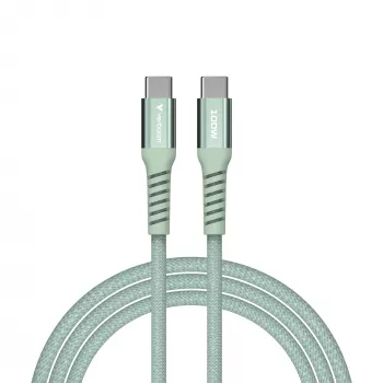Verbatim Sync & Charge Magnetic Cable - 100W USB-C to USB-C 120 cm Green
