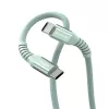 Verbatim Sync & Charge Magnetic Cable - 100W USB-C to USB-C 120 cm Green