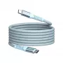 Verbatim Sync & Charge Magnetic Cable - 100W USB-C to USB-C 120 cm Blue