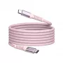 Verbatim Sync & Charge Magnetic Cable - 100W USB-C to USB-C 120 cm Pink